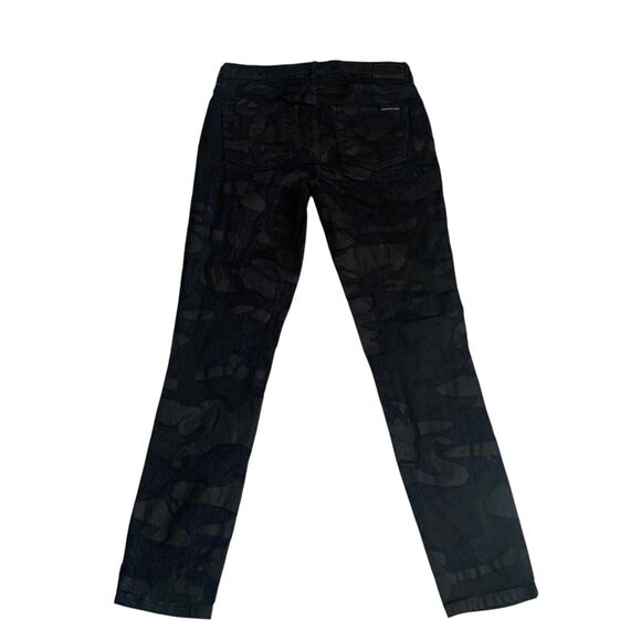 Calvin Klein Women's Size 28 Mid Rise Skinny Camo Print Button Fly Denim Jeans - Picture 16 of 16